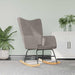 Scaun balansoar, gri taupe, material textil - WALTI WALTI