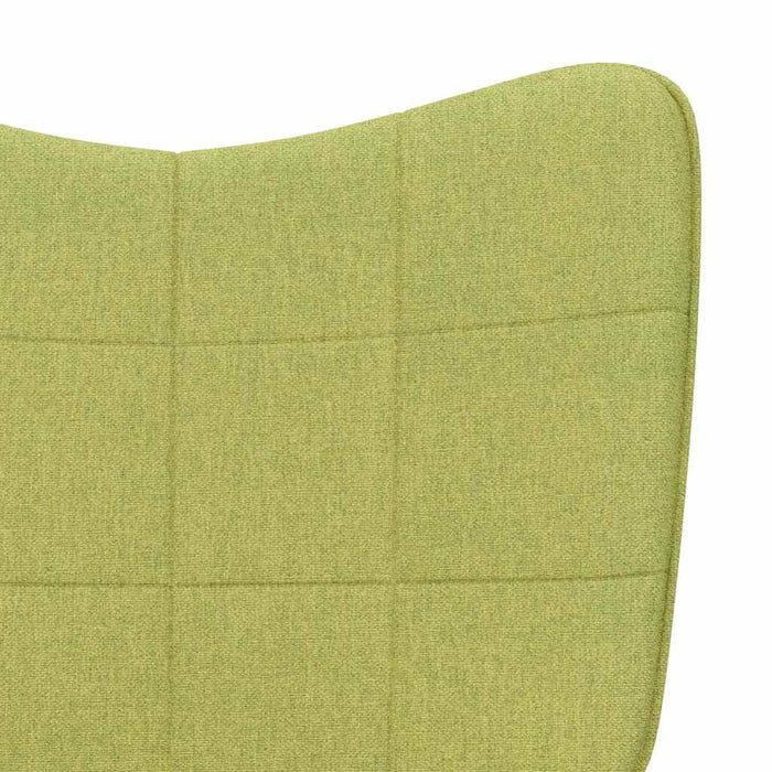 Scaun de relaxare, verde, material textil WALTI