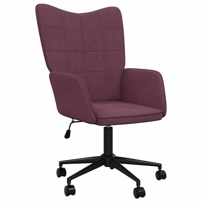 Scaun de relaxare, violet, material textil WALTI
