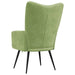 Scaun de relaxare, verde deschis, catifea - WALTI WALTI