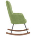 Scaun balansoar, verde deschis, catifea - WALTI WALTI