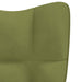 Scaun de relaxare, verde deschis, catifea - WALTI WALTI