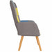 Scaun de relaxare, material textil, petice - WALTI WALTI