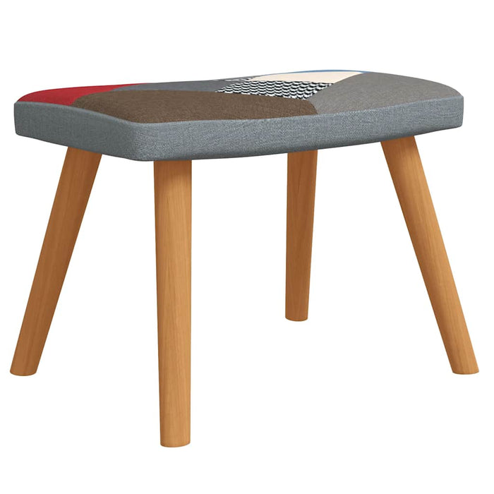 Scaun balansoar cu taburet, mozaic, material textil - WALTI WALTI