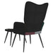 Scaun de relaxare cu taburet, textil, petice - WALTI WALTI