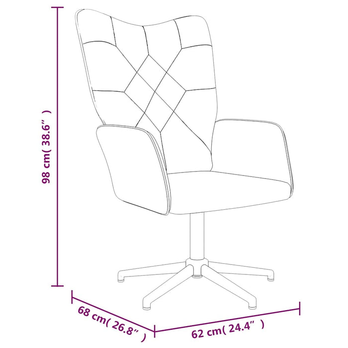 Scaun de relaxare, material textil, petice - WALTI WALTI