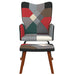 Scaun balansoar cu taburet, material textil, petice - WALTI WALTI
