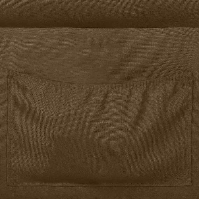 Fotoliu rabatabil, maro, material textil WALTI