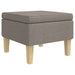 Scaun cu picioare din lemn, gri taupe, material textil - WALTI WALTI