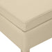 Scaun cu picioare din lemn, crem, material textil - WALTI WALTI
