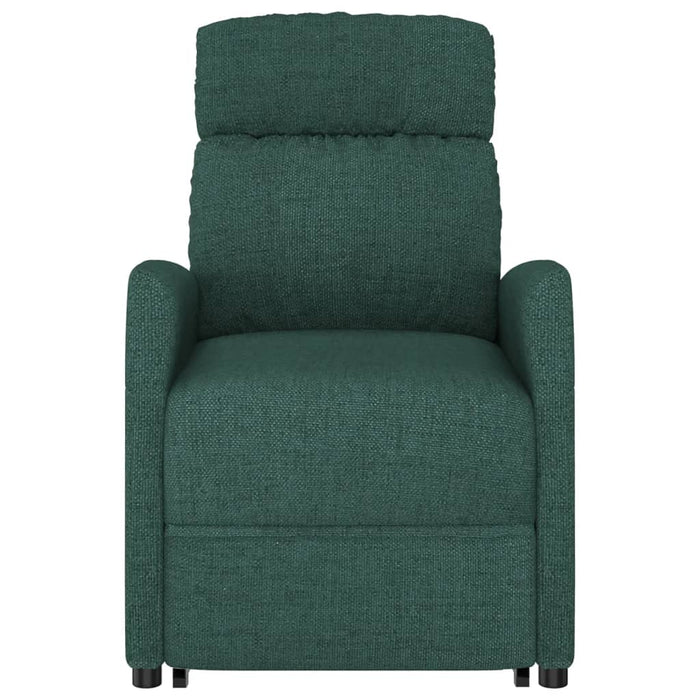 Fotoliu cu ridicare, verde închis, material textil - WALTI WALTI