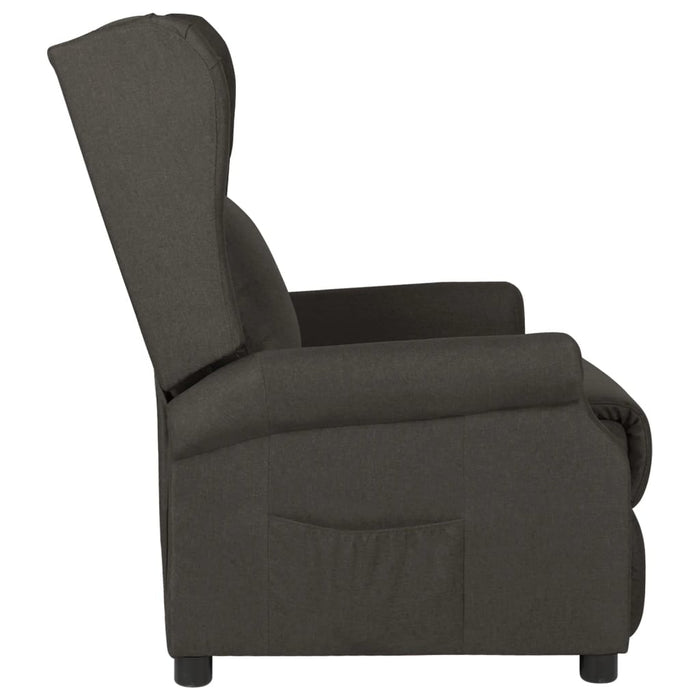 Fotoliu rabatabil, gri taupe, material textil - WALTI WALTI