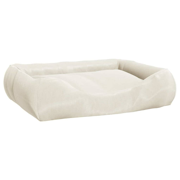 Saltea de câini cu perne, bej, 75x58x18 cm, material oxford WALTI
