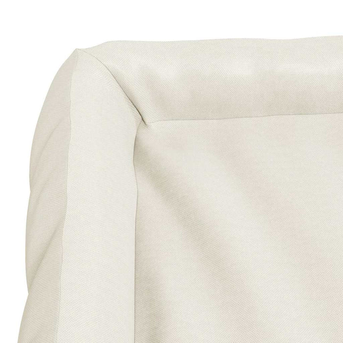 Saltea de câini cu perne, bej, 75x58x18 cm, material oxford WALTI
