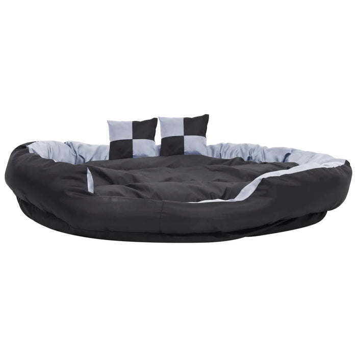 Pernă reversibilă și lavabilă pt câini gri/negru,150x120x25 cm - WALTI WALTI