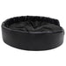 Pat pentru câini, negru, 99x89x21 cm, pluș/piele ecologică - WALTI WALTI