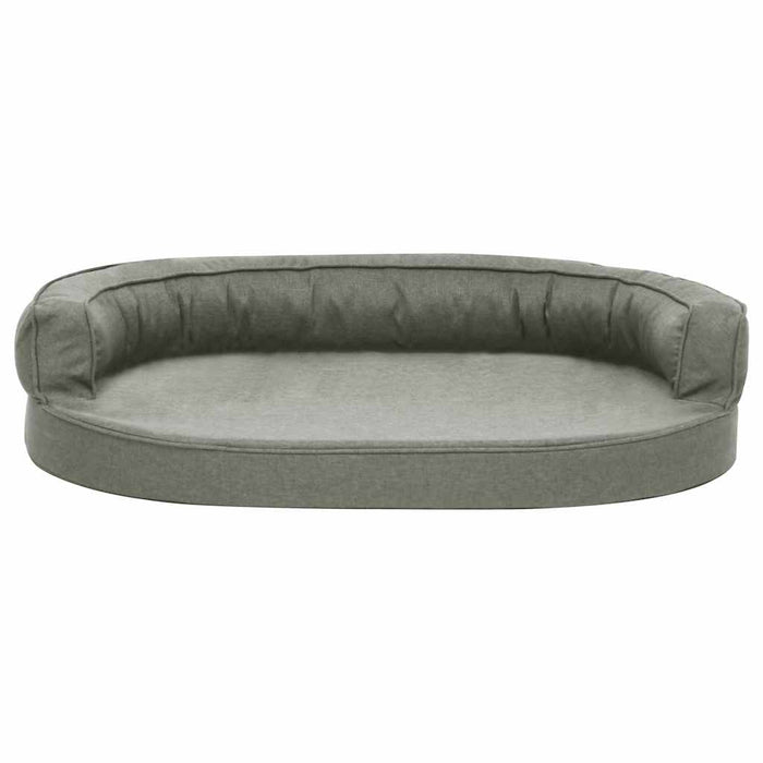 Saltea ergonomică pat de câini, gri, 75x53 cm, aspect de in WALTI