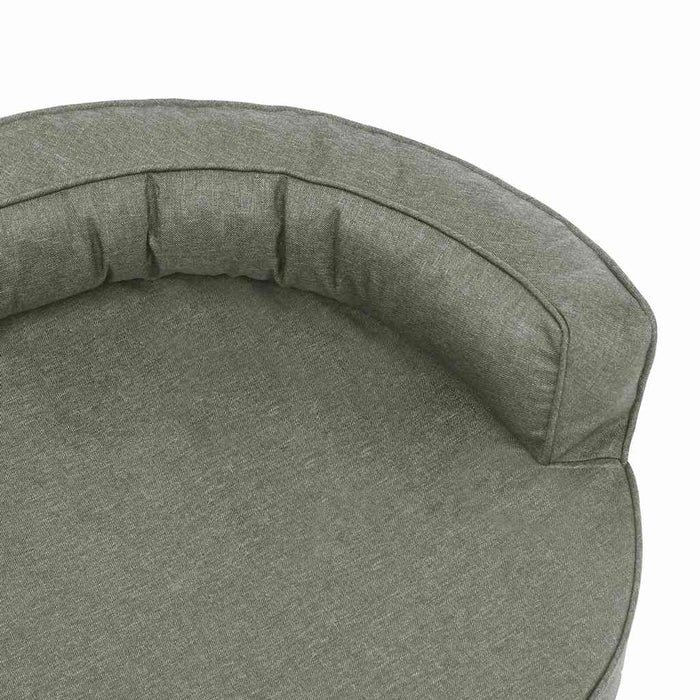 Saltea ergonomică pat de câini, gri, 75x53 cm, aspect de in WALTI