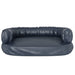 Pat pentru câini spumă ergonomică albastru 60x42 cm piele eco - WALTI WALTI