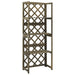 Spalier cu rafturi, gri, 55x30x140 cm, lemn masiv brad - WALTI WALTI