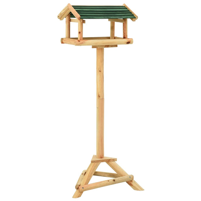 Hrănitor pentru păsări cu stativ, 37x28x100 cm, lemn masiv brad - WALTI WALTI