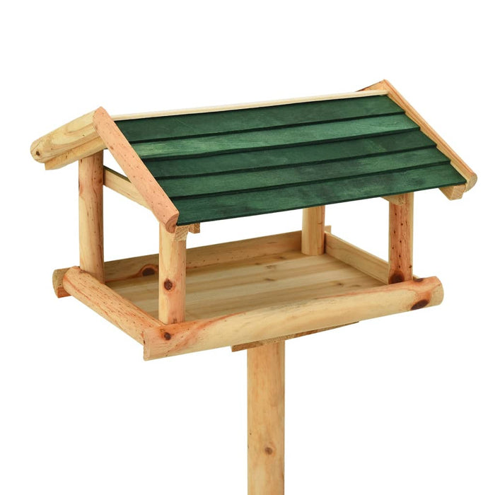 Hrănitor pentru păsări cu stativ, 37x28x100 cm, lemn masiv brad - WALTI WALTI