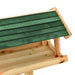 Hrănitor pentru păsări cu stativ, 37x28x100 cm, lemn masiv brad - WALTI WALTI