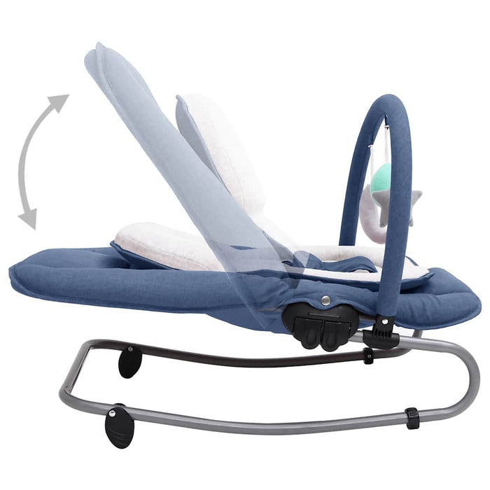Balansoar pentru bebeluși, bleumarin, oțel - WALTI WALTI