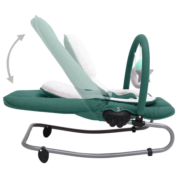 Balansoar pentru bebeluși, verde, oțel - WALTI WALTI