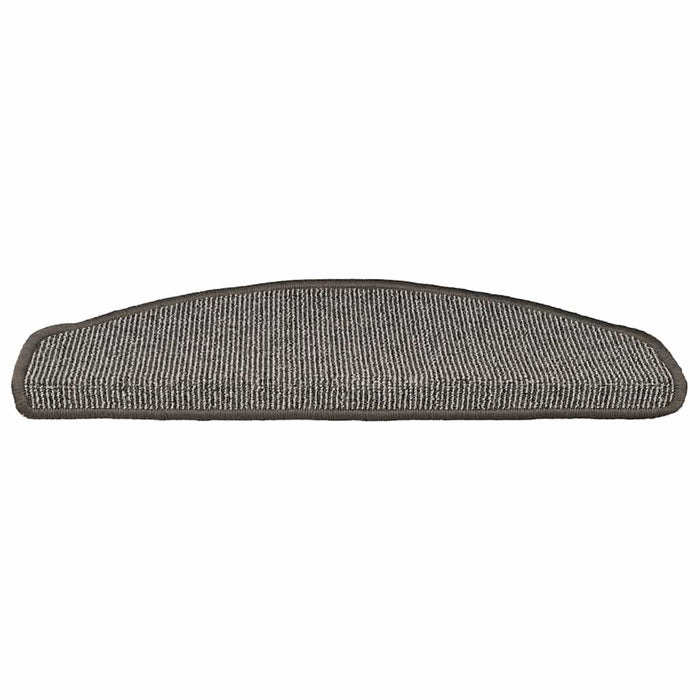 Covorașe pentru scări, 15 buc., 65x21x4 cm, gri, semirotunde, mari - WALTI WALTI