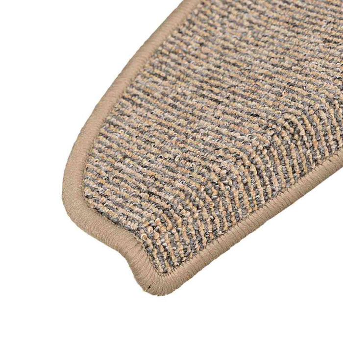 Covorașe pentru scări, 15 buc., 65x21x4 cm, maro, semirotunde, mari - WALTI WALTI