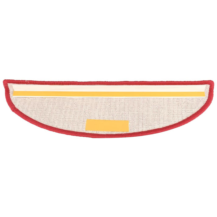 Covorașe pentru trepte scară, 15 buc., roșu, 65x21x4 cm WALTI