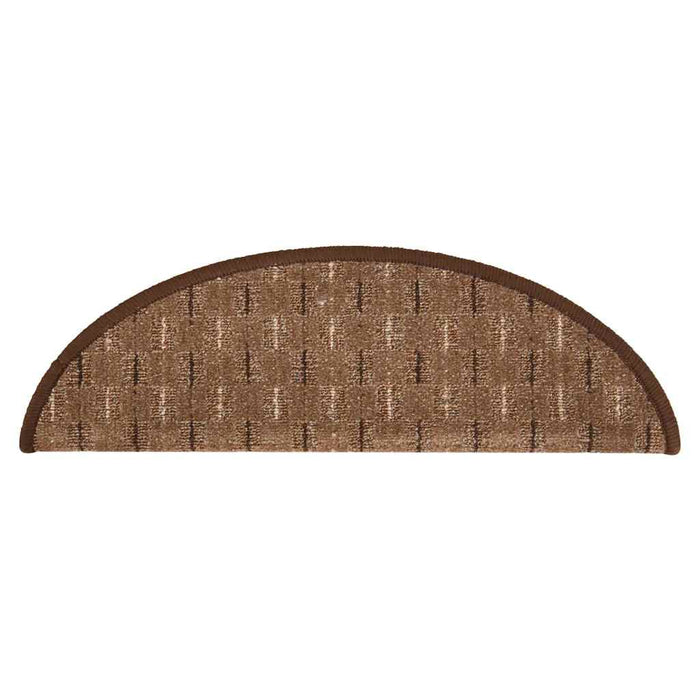 Covorașe pentru trepte scară, 15 buc., maro, 56x17x3 cm WALTI