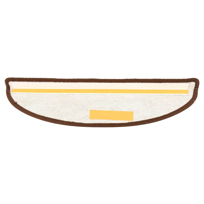 Covorașe pentru trepte scară, 15 buc., maro, 56x17x3 cm WALTI
