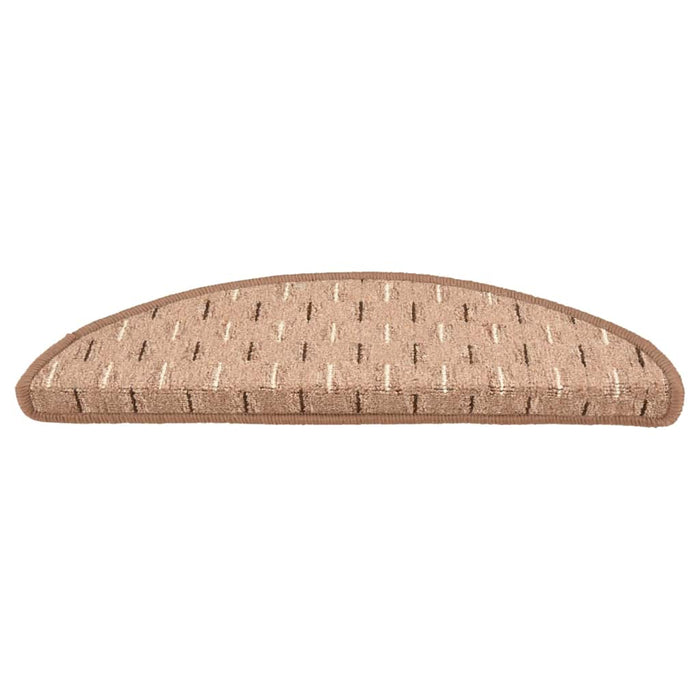Covorașe pentru trepte scară, 15 buc., maro, 56x17x3 cm WALTI