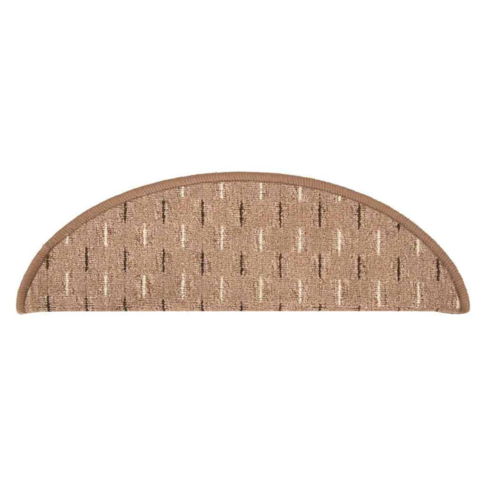 Covorașe pentru trepte scară, 15 buc., maro, 56x17x3 cm WALTI