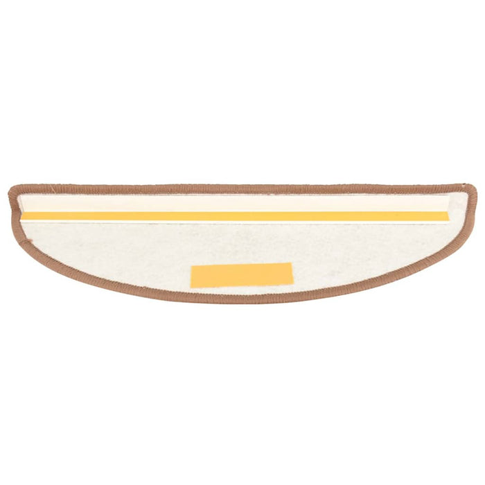 Covorașe pentru trepte scară, 15 buc., maro, 56x17x3 cm WALTI