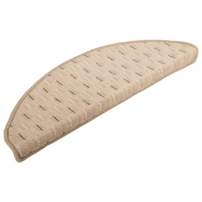 Covorașe de trepte de scară, 15 buc., gri taupe, 65x21x4 cm WALTI
