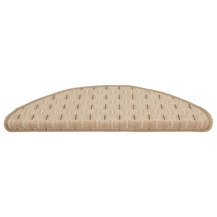 Covorașe de trepte de scară, 15 buc., gri taupe, 65x21x4 cm WALTI