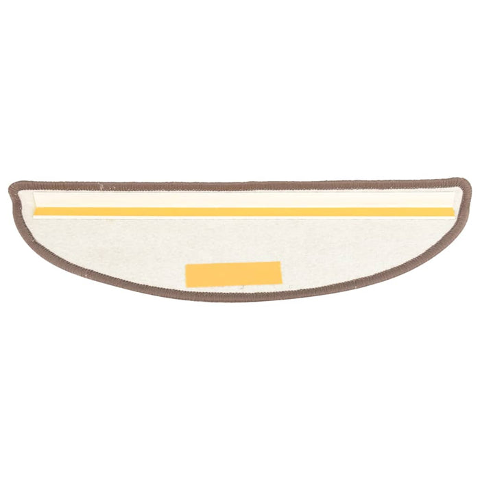 Covorașe pentru trepte scară, 15 buc., maro, 56x17x3 cm WALTI