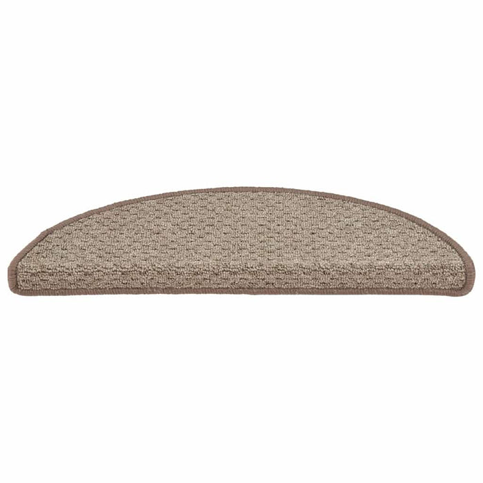 Covor pentru trepte scări, 15 buc., maro, 65x21x4 cm WALTI