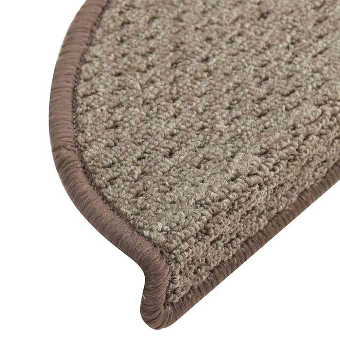 Covor pentru trepte scări, 15 buc., maro, 65x21x4 cm WALTI