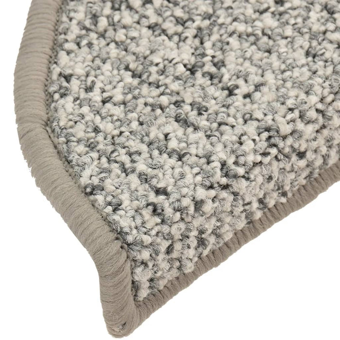 Covorașe pentru trepte scară, 15 buc., gri deschis, 56x17x3 cm WALTI