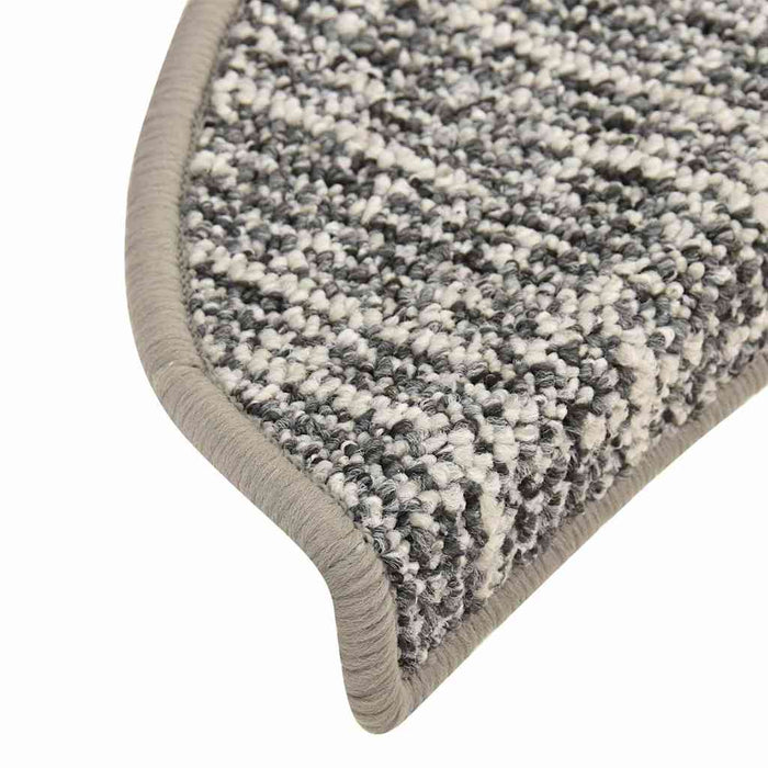 Covorașe de trepte de scară, 15 buc., gri, 65x21x4 cm WALTI