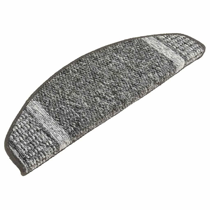 Covorașe autoadezive trepte de scară, 15 buc., gri, 65x21x4 cm WALTI