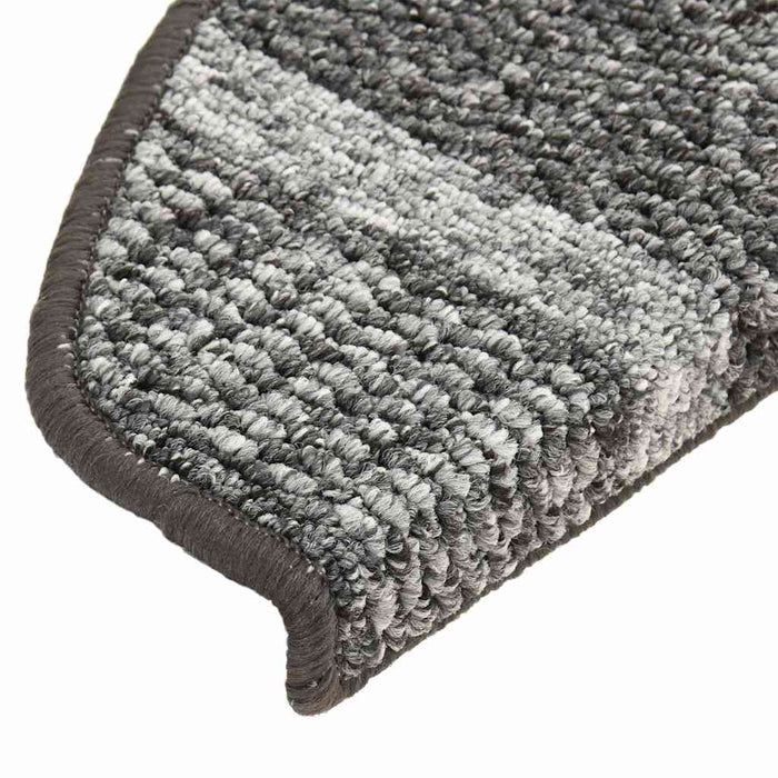 Covorașe autoadezive trepte de scară, 15 buc., gri, 65x21x4 cm WALTI