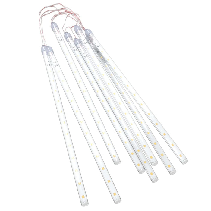 Lumini de meteoriți 8 buc. alb cald 30 cm 192 LED-uri int./ext. - WALTI WALTI