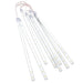 Lumini de meteoriți 8 buc. alb cald 30 cm 192 LED-uri int./ext. - WALTI WALTI