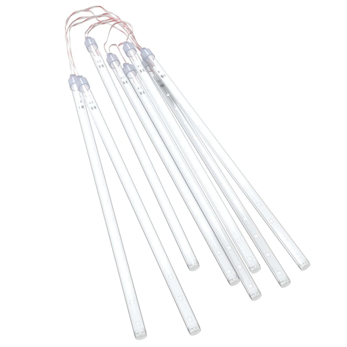Lumini de meteoriți 8 buc. alb rece 30 cm 192 LED-uri int./ext. - WALTI WALTI