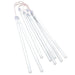 Lumini de meteoriți 8 buc. alb rece 30 cm 192 LED-uri int./ext. - WALTI WALTI